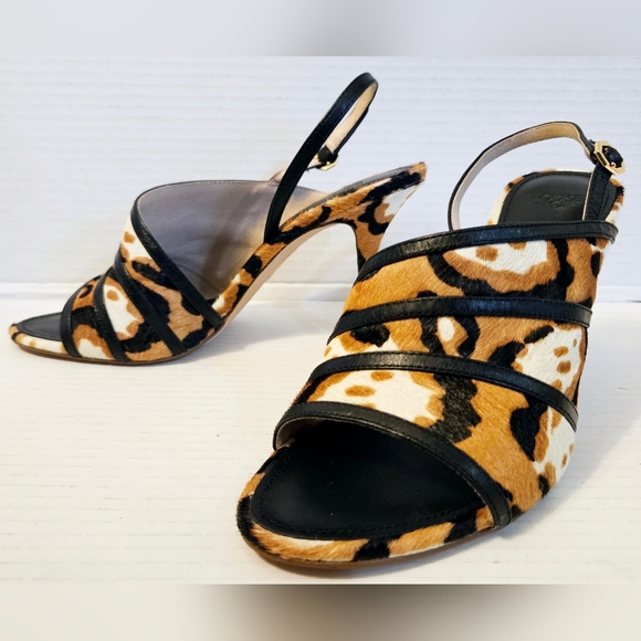 Louise et Cie Lo-Nabila3 Women's Cow hide/Leather Animal Print Heels - Picture 7 of 14